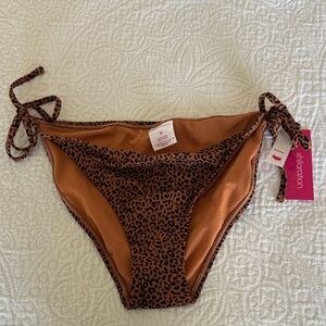 Xhilaration leopard bikini bottoms NWT
